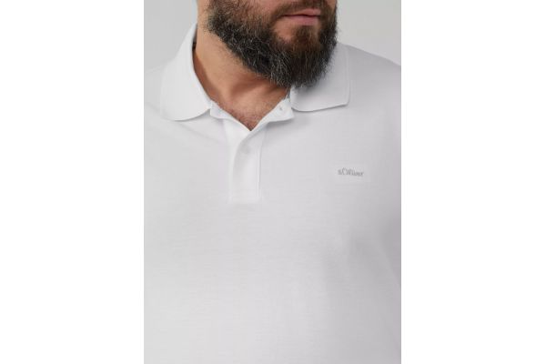 Ανδρικό Polo Λευκό S.Oliver 2164768-01D2