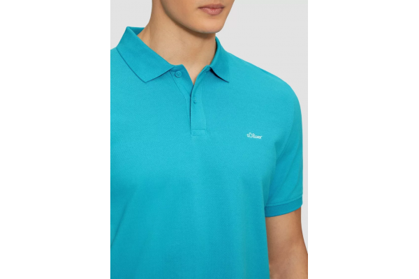 Ανδρικό Polo Τυρκουάζ S.Oliver 2138262-6259