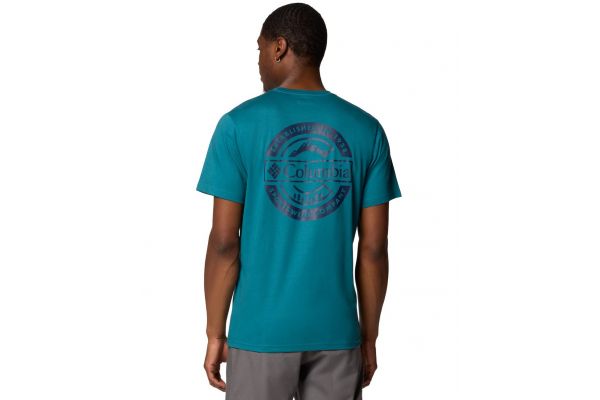 Ανδρικό Rapid Ridge II T-shirt Πετρόλ Columbia 1934824-364