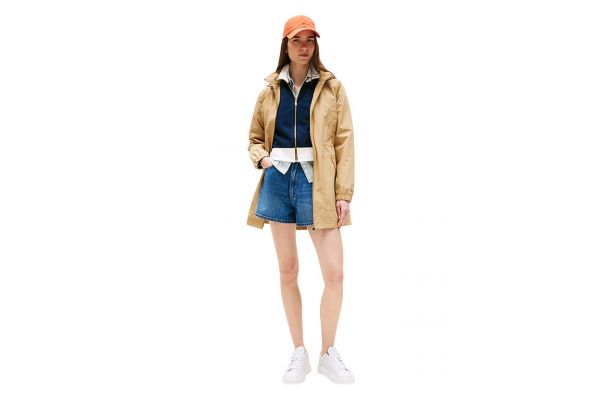 Γυναικεία Δερμάτινα TH Monogram Sneakers Λευκά Tommy Hilfiger FW0FW08631-YBS