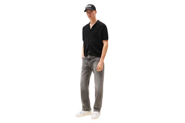Ανδρική Πλεκτή Ζακέτα Μαύρη Tommy Jeans DM0DM21651-BDS