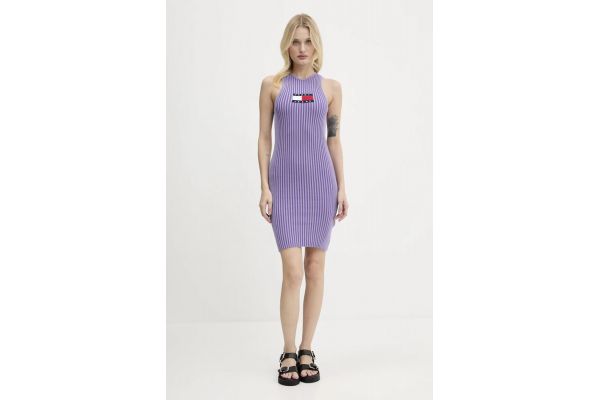 Γυναικείο Αμάνικο Φόρεμα Μωβ Tommy Jeans DW0DW20877-W0E