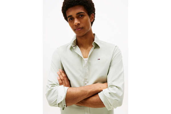 Ανδρικό Πουκάμισο Μέντα Tommy Jeans DM0DM04405-M1C