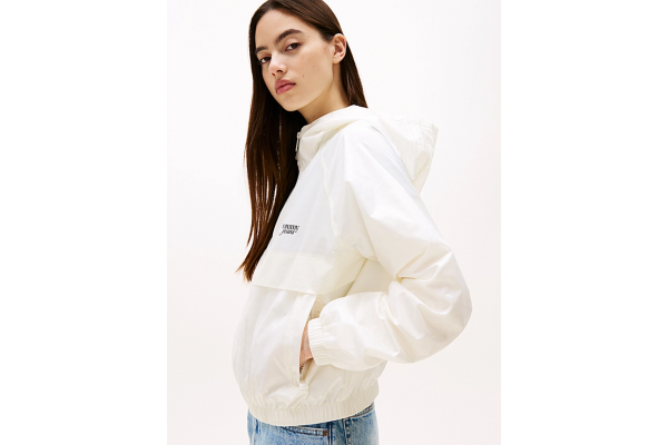 Γυναικείο Αντιανεμικό Μπουφάν Εκρού Tommy Jeans DW0DW20952-YBL