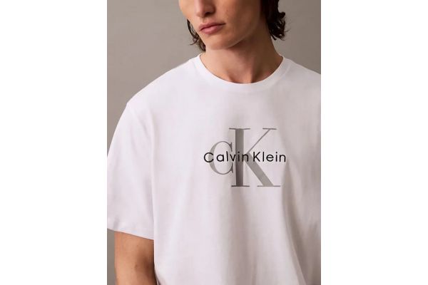 Ανδρικό Hero Monologo T-shirt Λευκό Calvin Klein LV04RB862G-YAA