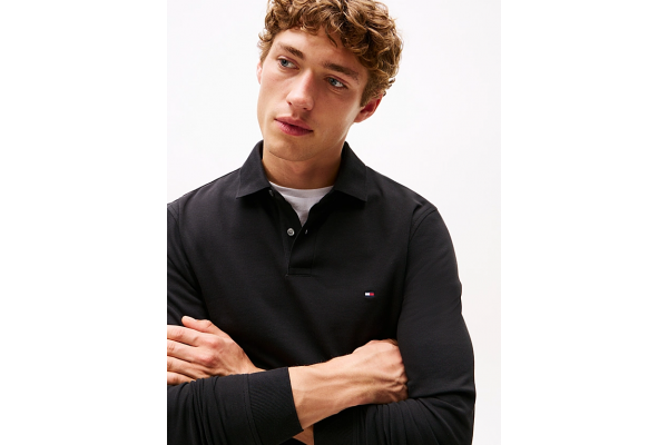 Ανδρικό 1985 Polo Μαύρο Tommy Hilfiger MW0MW20183-BDS