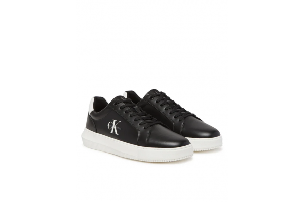 Ανδρικά Δερμάτινα Chunky Cupsole Sneakers Μαύρα Calvin Klein YM0YM01317-0GJ