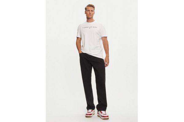 Ανδρικό T-shirt Λευκό Tommy Jeans DM0DM20744-YBR