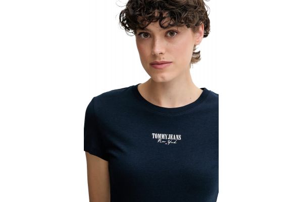 Γυναικείο Slim T-shirt Navy Μπλε Tommy Jeans DW0DW20913-C1G