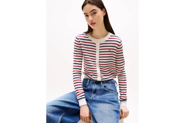 Γυναικεία Ριγέ Ζακέτα Tommy Jeans DW0DW20976-0FG