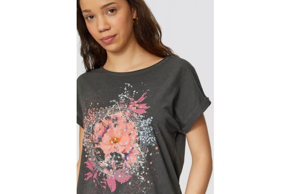 Γυναικείο T-shirt Μαύρο S.Oliver 2162987-99D0
