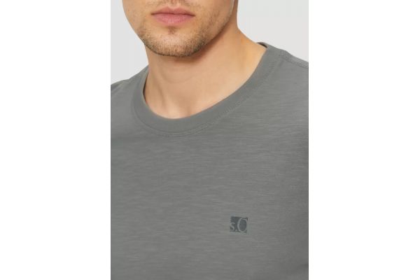 Ανδρικό T-shirt Γκρι S.Oliver 2166634-9467