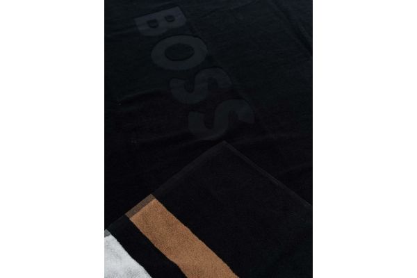 Unisex Πετσέτα Θαλάσσης Μαύρη Boss 50540532-001