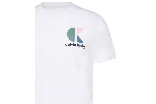 Ανδρικό T-shirt Λευκό Calvin Klein LV04RC843G-YAA