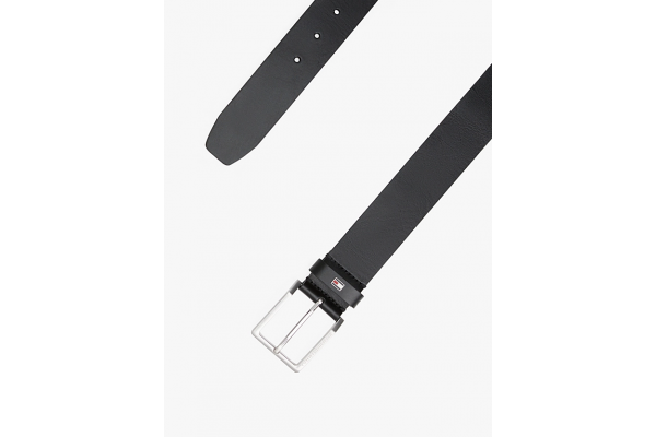 Ανδρική Δερμάτινη Adan Ζώνη Μαύρη Tommy Hilfiger AM0AM13014-BDS