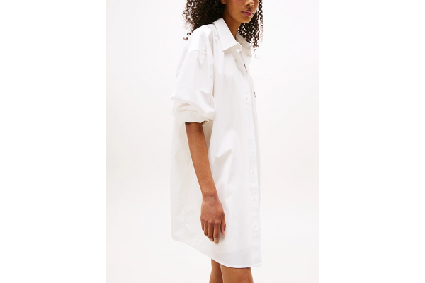 Γυναικείο Φόρεμα-Πουκαμίσα Λευκό Tommy Jeans DW0DW21122-YBL
