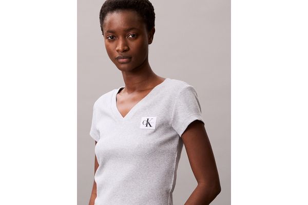 Γυναικείο T-shirt Γκρι Calvin Klein LV047C910G-P79