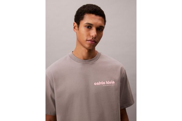 Ανδρικό T-shirt Γκρι Calvin Klein LV04RC829G-PFP