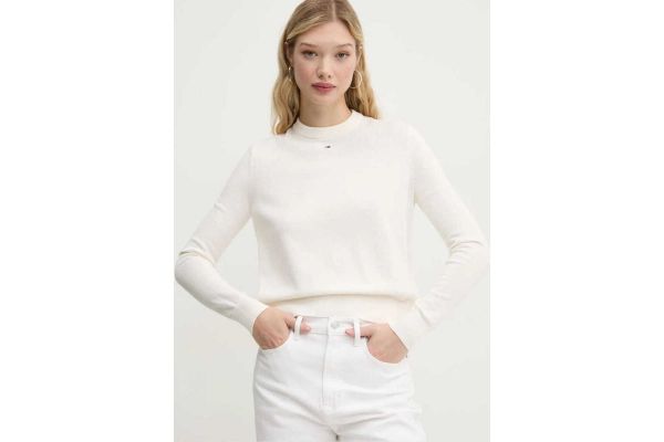 Γυναικείο Πουλόβερ Εκρού Tommy Jeans DW0DW20159-YBH