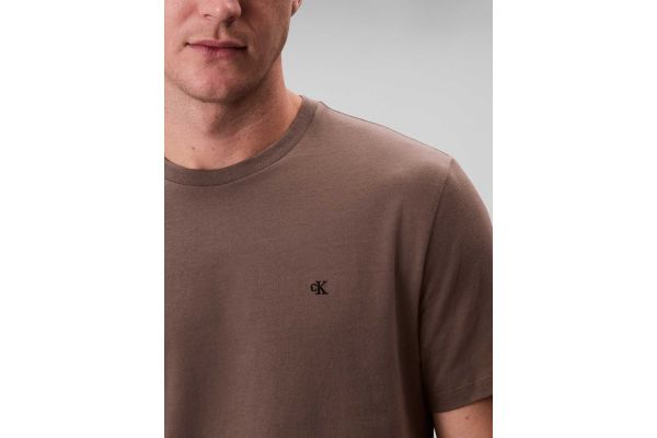 Ανδρικό T-shirt Καφέ Calvin Klein LV040HM265-PDK