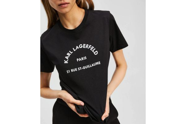 Γυναικείο T-shirt Μαύρο Karl Lagerfeld A3W17105-999 BLACK