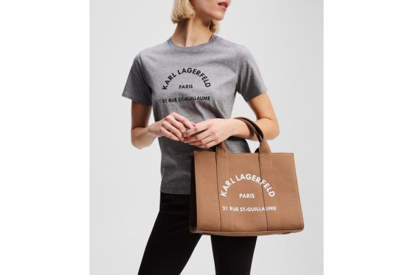 Γυναικεία K/Rsg Tote Τσάντα Καφέ Karl Lagerfeld A1W50010-1XV CARAMEL