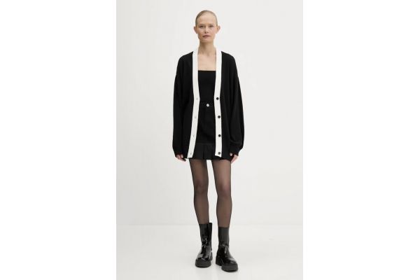 Γυναικεία Πλεκτή Ζακέτα Μαύρη Karl Lagerfeld Jeans A3W18008-999 BLACK