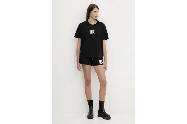 Γυναικείο T-shirt Μαύρο Karl Lagerfeld Jeans A3W17094-999 BLACK