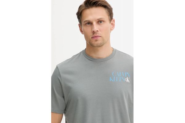 Ανδρικό T-shirt Γκρι Calvin Klein LV04RC844G-RMG