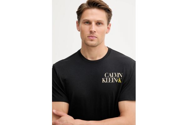 Ανδρικό T-shirt Μαύρο Calvin Klein LV04RC844G-UB1