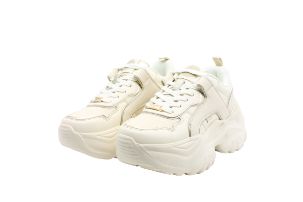 Γυναικεία Bliss Sneakers Εκρού Bufallo BUF1636479-CREAM GOLD