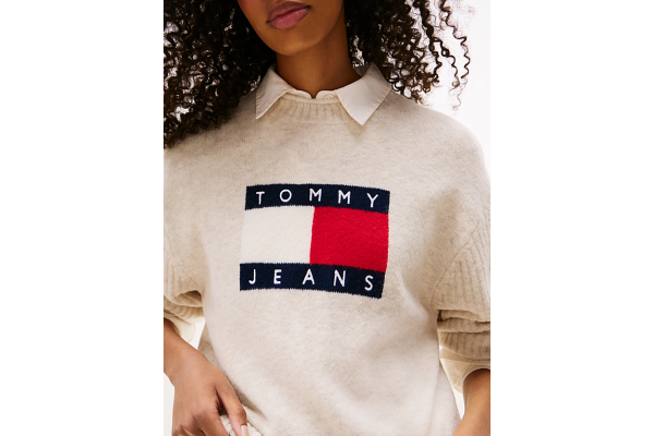 Γυναικείο Πουλόβερ Off White Tommy Jeans DW0DW21782-AFN