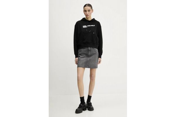 Γυναικείο Φούτερ Μαύρο Karl Lagerfeld Jeans A2W20053-999 BLACK