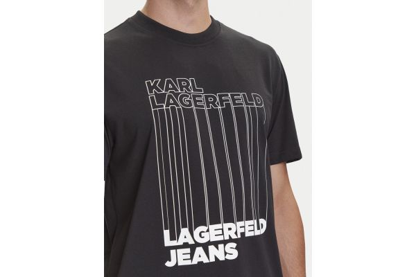 Ανδρικό T-shirt Μαύρο Karl Lagerfeld Jeans A3M17002-999 BLACK