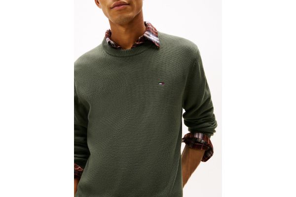 Ανδρικό Πουλόβερ Χακί Tommy Jeans DM0DM21787-MRH