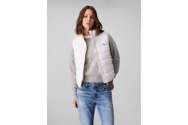 Γυναικείο Γιλέκο Λευκό Calvin Klein LV047C511G-YAS