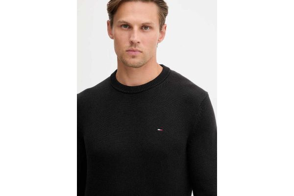 Ανδρικό Πουλόβερ Μαύρο Tommy Jeans DM0DM21787-BDS