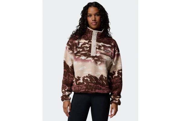 Γυναικείο Helvetia II Printed Cropped Half Snap Fleece Columbia 2098501-256
