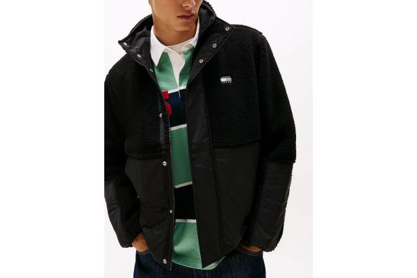 Ανδρικό Teddy Μπουφάν Μαύρο Tommy Jeans DM0DM22066-BDS