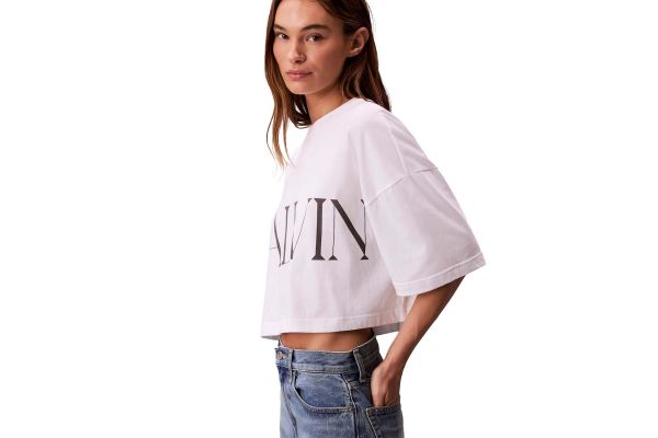 Γυναικείο T-shirt Λευκό Calvin Klein LV047D206G-YAA