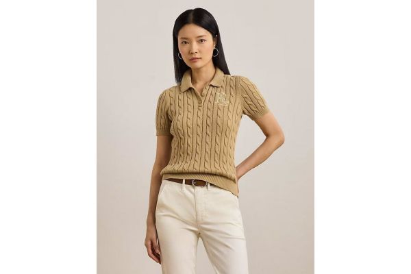 Γυναικείο Natrissa Πλεκτό Polo Μπεζ Ralph Lauren 200932224011-270