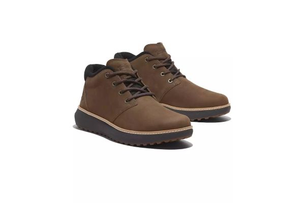 Ανδρικά Δερμάτινα Hudson Road Mid Μποτάκια Καφέ Timberland TB0A69Q5-W07