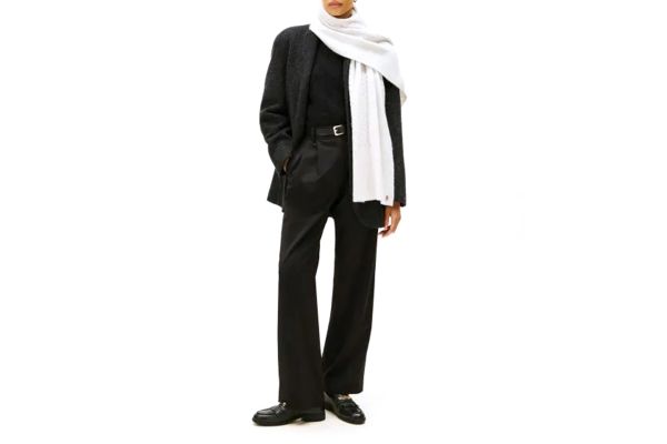Γυναικείο Κασκόλ Γκρι Tommy Hilfiger AW0AW17788-PQU