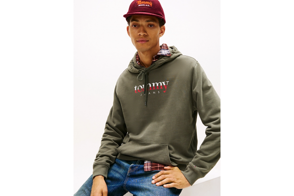 Ανδρικό Φούτερ Χακί Tommy Jeans DM0DM22113-MRH