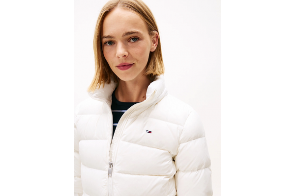 Γυναικείο Μπουφάν Λευκό Tommy Jeans DW0DW18312-YBL