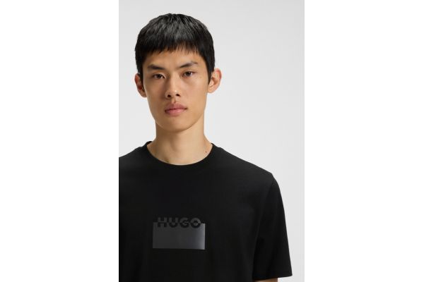 Ανδρικό Delastio T-Shirt Μαύρο Hugo 50546867-001
