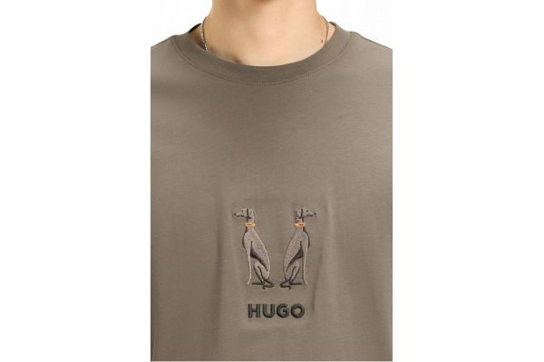 Ανδρικό Dugolini T-Shirt Καφέ Hugo 50549154-032