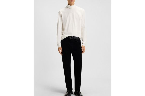 Ανδρικό Daporollo Μακρυμάνικο T-Shirt Λευκό Hugo 50547372-102