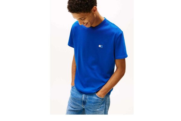 Ανδρικό T-shirt Μπλε Tommy Jeans DM0DM20322-0GZ