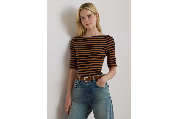 Γυναικείο Ριγέ Judy T-shirt Ralph Lauren 200980041001-410
